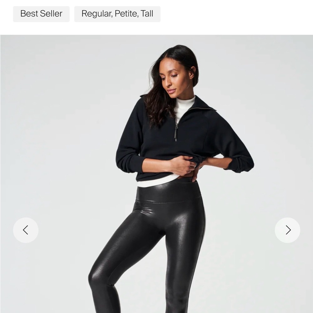SPANXshape™ Faux Leather pants
